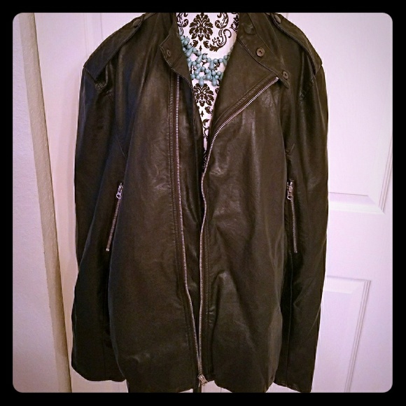 Kill Brand Jackets & Blazers - < F**k Everything>Kill Brand leather like jacket